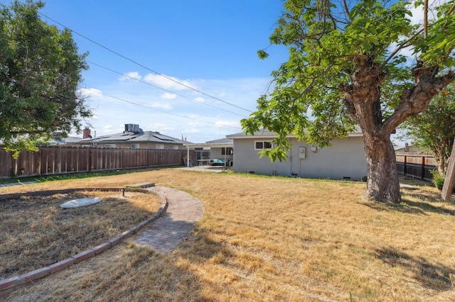 8620 La Vaca Way, Hanford, CA 93230 - fenced backyard with a patio
