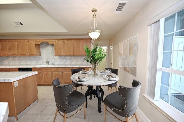8037 E Morab Ave, Clovis, CA 93619 - dining space featuring light tile patterned floors