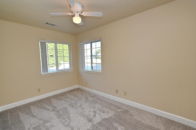 8037 E Morab Ave, Clovis, CA 93619 - carpeted empty room with baseboards and a ceiling fan