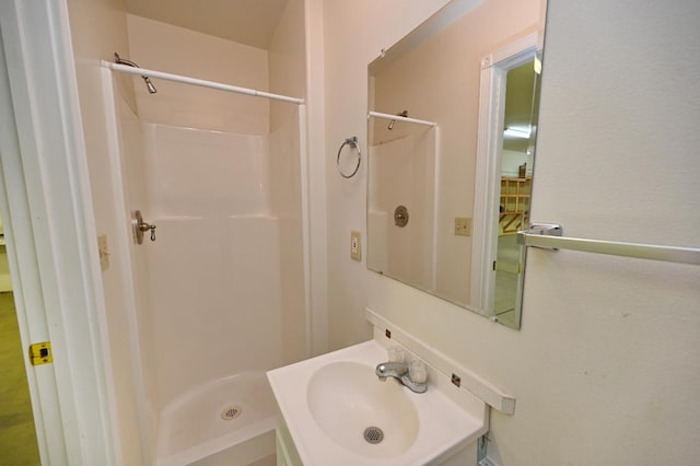 8037 E Morab Ave, Clovis, CA 93619 - full bathroom featuring a stall shower and vanity