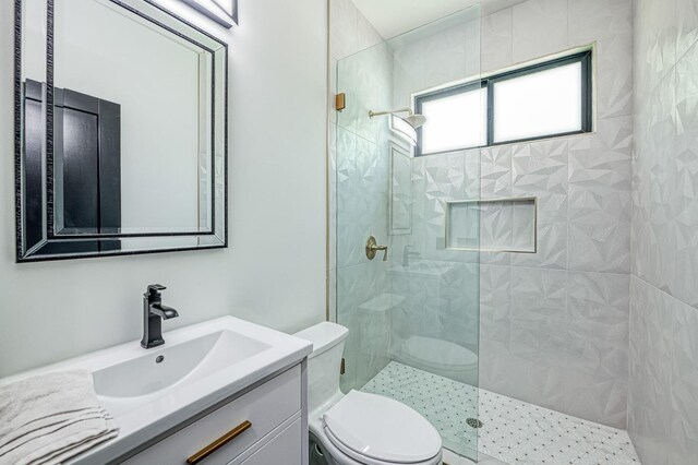 1292 E Valley Forge Dr, Fresno, CA 93720 - bathroom with walk in shower and vanity