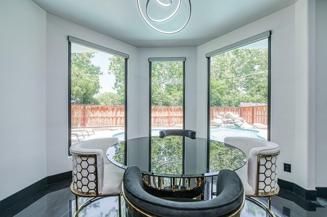 1292 E Valley Forge Dr, Fresno, CA 93720 - dining area with baseboards
