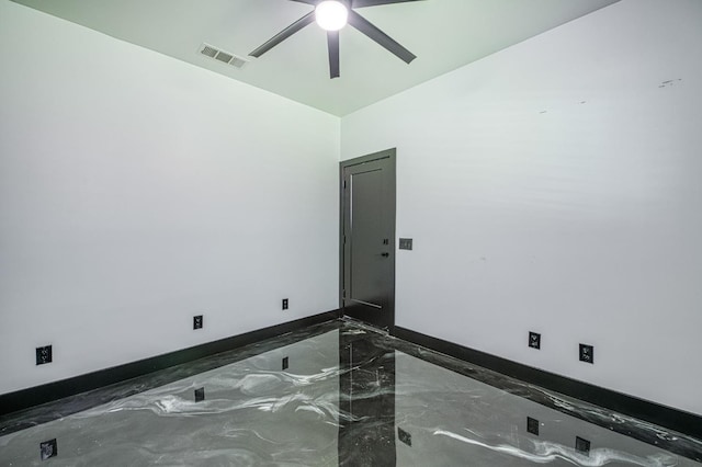 1292 E Valley Forge Dr, Fresno, CA 93720 - spare room with a ceiling fan and baseboards