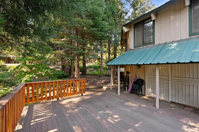 42215 Rock Ledge Rd, Shaver Lake, CA 96161 - view of wooden deck
