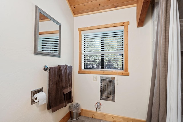 42215 Rock Ledge Rd, Shaver Lake, CA 96161 - full bathroom featuring baseboards and heating unit