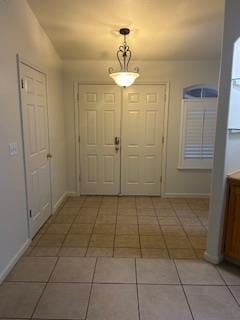220 S Double Tree Way, Madera, CA 93637 - foyer entrance featuring light tile patterned flooring and baseboards