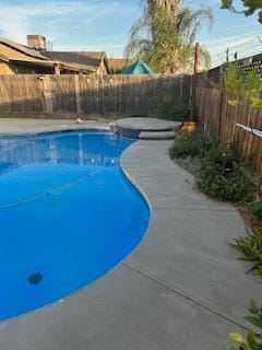 220 S Double Tree Way, Madera, CA 93637 - view of swimming pool with a fenced backyard