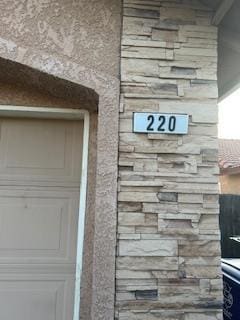 220 S Double Tree Way, Madera, CA 93637 - exterior view of stone siding