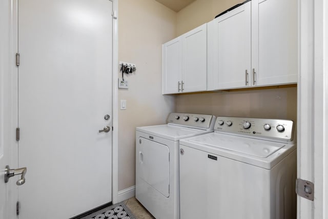 11337 N Cherry Sage Ave, Fresno, CA 93730 - laundry area with cabinet space and separate washer and dryer