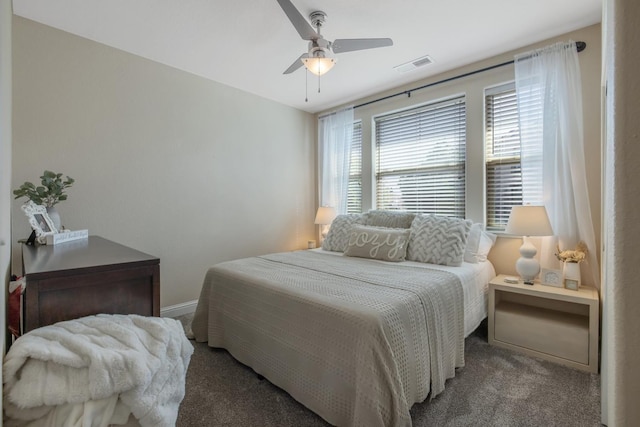 11337 N Cherry Sage Ave, Fresno, CA 93730 - carpeted bedroom featuring baseboards and ceiling fan