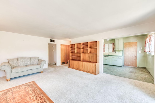 2120 Richard Ave, Sanger, CA 93657 - living area featuring light colored carpet