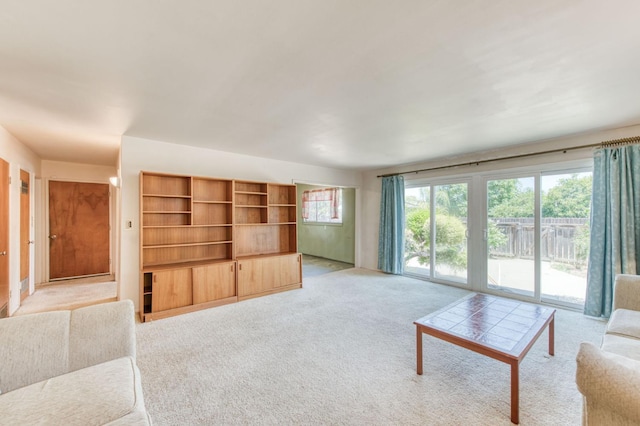 2120 Richard Ave, Sanger, CA 93657 - unfurnished living room featuring light carpet