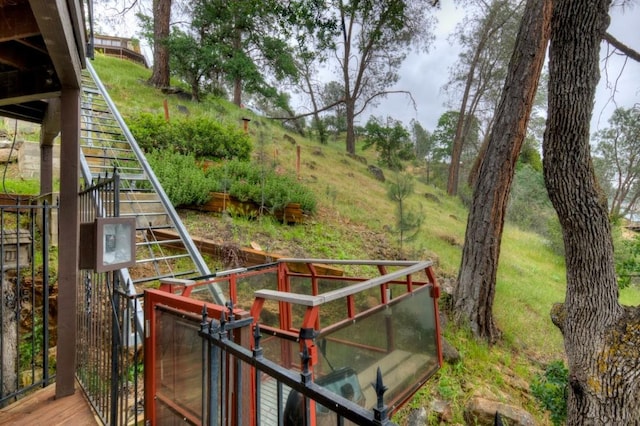 27415 Sky Harbour Rd, Friant, CA 93626 - wooden deck with stairs