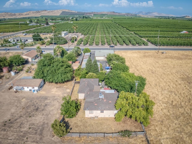 43125 Rd 80, Dinuba, CA 93618 - overview of rural landscape featuring rows of crops and a mountain backdrop