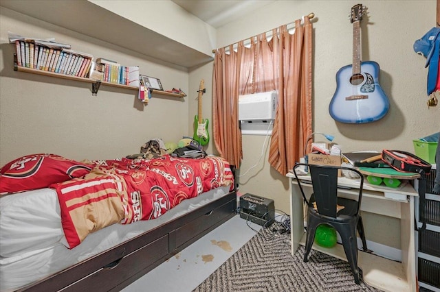 4832 E Illinois Ave, Fresno, CA 93727 - bedroom featuring a wall unit AC
