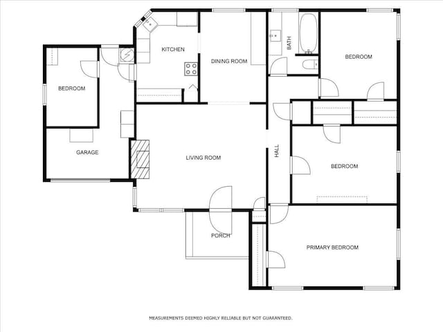 4832 E Illinois Ave, Fresno, CA 93727 - view of room layout