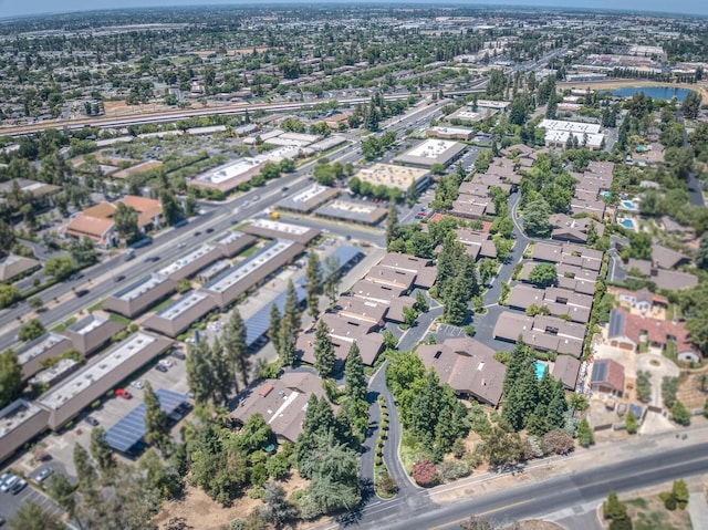 5039 N Van Ness Blvd, Fresno, CA 93711 - aerial view of property and surrounding area with nearby suburban area