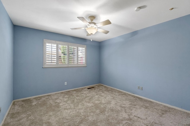 3547 W Locust Ave, Fresno, CA 93711 - carpeted spare room featuring a ceiling fan and a smoke detector