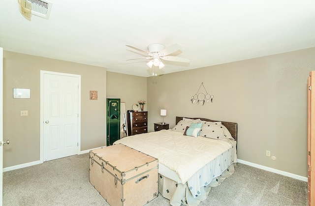 11851 Waverly Rd, Madera, CA 93636 - bedroom featuring light colored carpet and ceiling fan