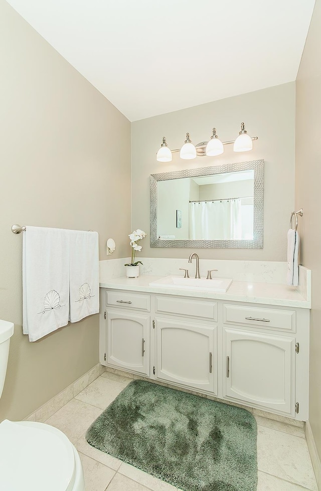 11851 Waverly Rd, Madera, CA 93636 - bathroom featuring vanity and tile patterned floors