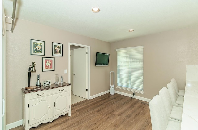 5383 N Briarwood Ave, Fresno, CA 93711 - interior space featuring light wood-type flooring and recessed lighting