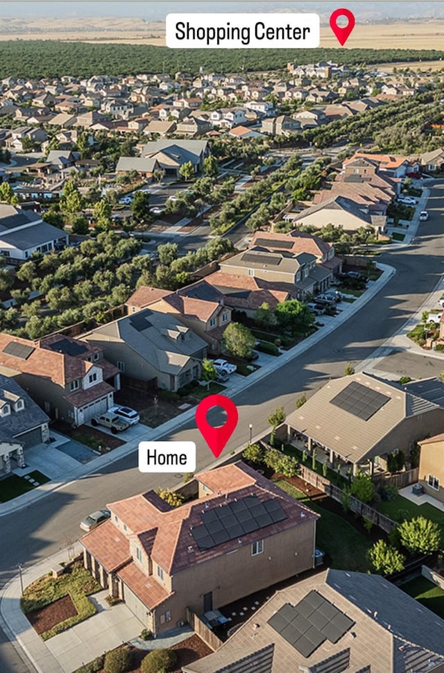 463 Mesa Dr S, Madera, CA 93636 - aerial view of residential area