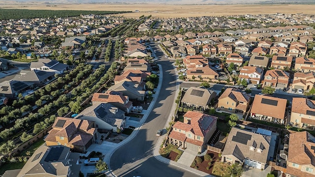 463 Mesa Dr S, Madera, CA 93636 - aerial overview of property's location featuring nearby suburban area and a mountainous background