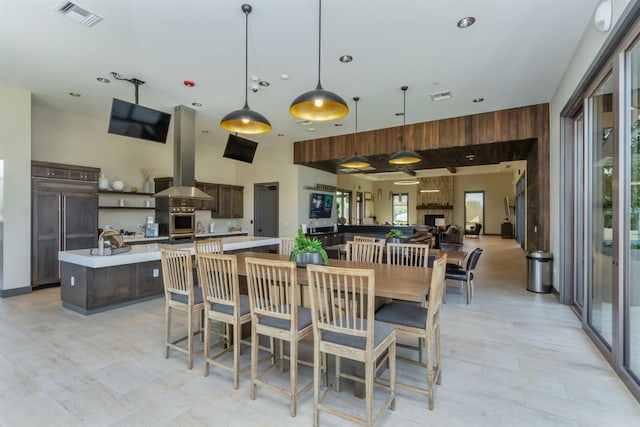 463 Mesa Dr S, Madera, CA 93636 - dining area with a towering ceiling