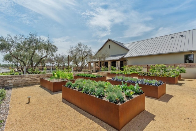 463 Mesa Dr S, Madera, CA 93636 - view of yard featuring a vegetable garden