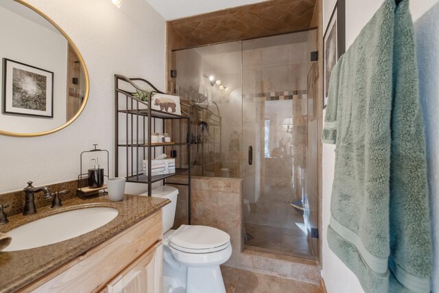 40607 Mill Run Ln Unit 72, Shaver Lake, CA 93664 - full bath with vanity and a stall shower