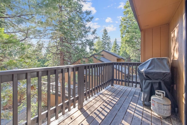 40607 Mill Run Ln Unit 72, Shaver Lake, CA 93664 - deck with a grill