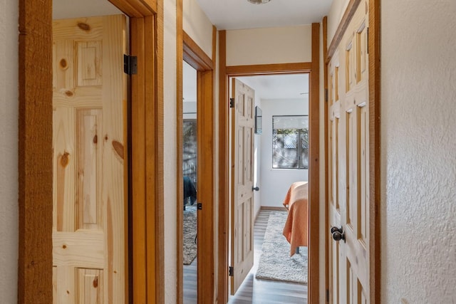 40607 Mill Run Ln Unit 72, Shaver Lake, CA 93664 - hall with wood finished floors