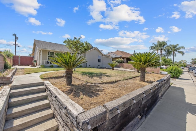 723 N Lourae Ave, Reedley, CA 93654 - view of property hidden behind natural elements