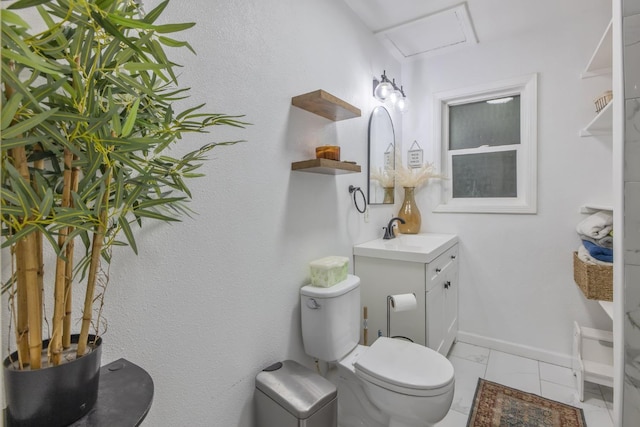 723 N Lourae Ave, Reedley, CA 93654 - bathroom featuring vanity and marble look tiles