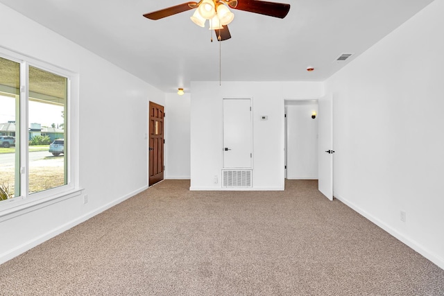 4759 E Vassar Ave, Fresno, CA 93703 - carpeted spare room with ceiling fan and baseboards