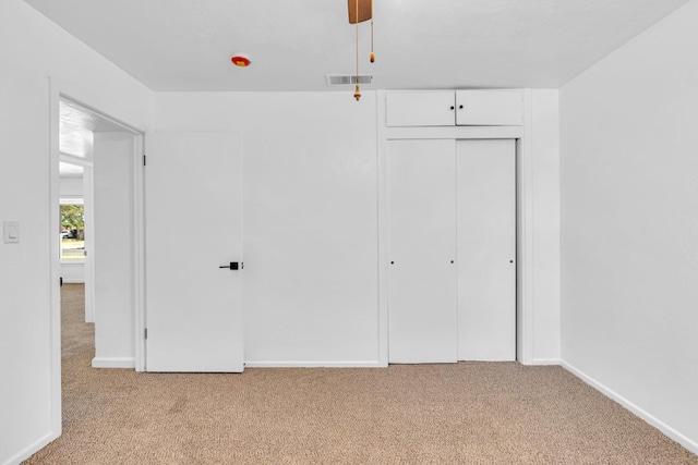 4759 E Vassar Ave, Fresno, CA 93703 - unfurnished bedroom featuring light carpet and a closet