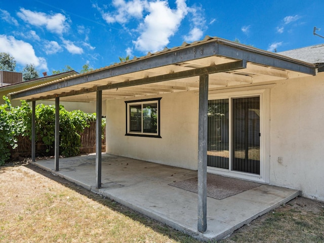 3672 N Shirley Ave, Fresno, CA 93727 - back of house featuring a patio area and stucco siding