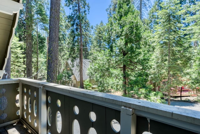 42198 Smoke Tree, Shaver Lake, CA 93664 - view of balcony