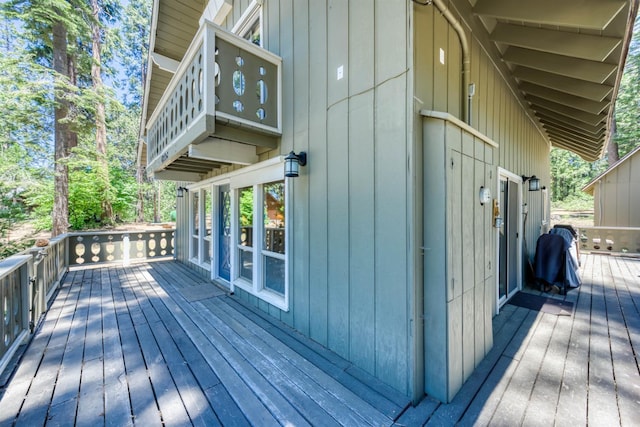 42198 Smoke Tree, Shaver Lake, CA 93664 - view of wooden deck