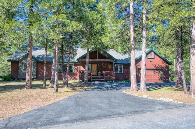 42052 Granite Ridge Rd, Shaver Lake, CA 93664 - view of front of property featuring driveway and a porch