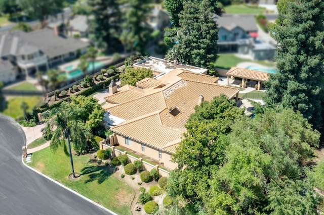 7671 N Ricewood Ave, Fresno, CA 93711 - aerial view of property and surrounding area