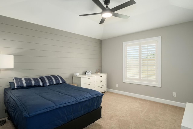 7671 N Ricewood Ave, Fresno, CA 93711 - bedroom featuring light carpet and a ceiling fan