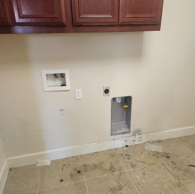 3310 N Jason Ave, Fresno, CA 93737 - laundry area featuring cabinet space, washer hookup, and electric dryer hookup
