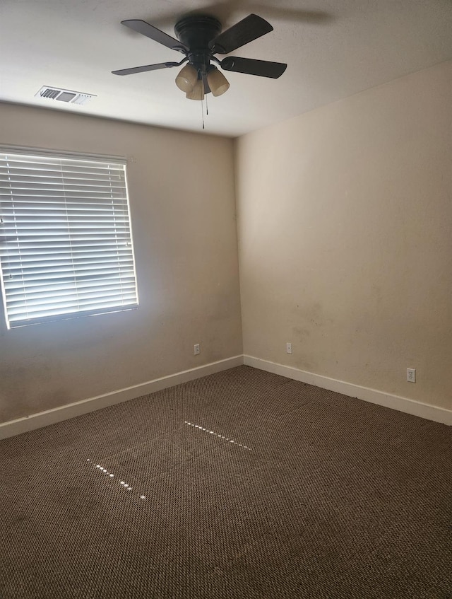 3310 N Jason Ave, Fresno, CA 93737 - unfurnished room with a ceiling fan and carpet floors