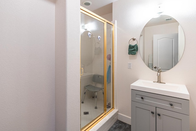 2322 E Revere Rd, Fresno, CA 93720 - full bath with a shower stall and vanity