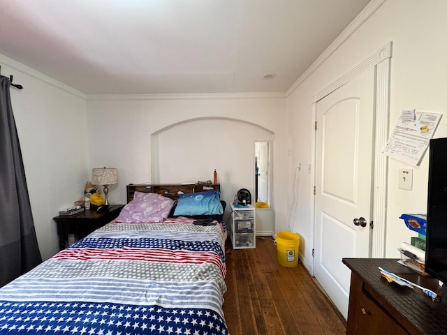 1925 E 15th, Oakland, CA 94606 - bedroom featuring hardwood / wood-style flooring and ornamental molding