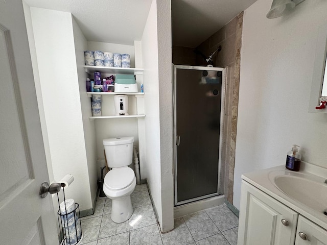 1925 E 15th, Oakland, CA 94606 - bathroom with a stall shower, vanity, and tile patterned flooring