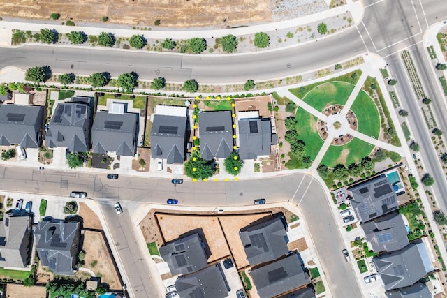 2456 Junipero Ave, Clovis, CA 93619 - aerial overview of property's location with property boundaries highlighted and nearby suburban area