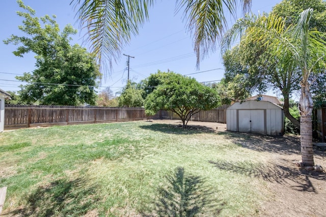 3054 E Brown Ave, Fresno, CA 93703 - fenced backyard featuring a shed