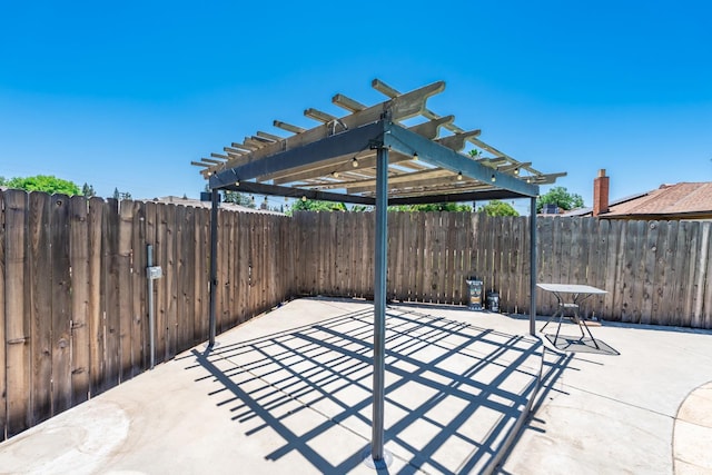 6052 N Spalding Ave, Fresno, CA 93710 - view of patio / terrace featuring a pergola